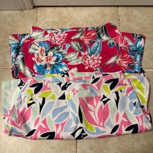 Two Tommy Bahama Golf Skorts